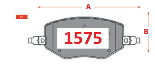 Pastillas De Freno Delanteras GTX CHEVROLET GROOVE 1.5 2020->