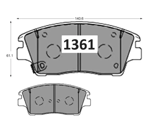 Pastilla De Freno Delantero GTX GOLD KIA SPORTAGE/ HYUNDAI TUCSON 2016 -> / CITROEN C5 AIRCROSS BHDI 2.0 2020 ->