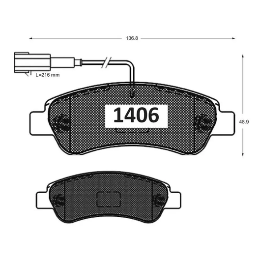 Pastillas De Freno Trasera GTX PEUGEOT BOXER 2.0 HDI 2015-> / CITROEN JUMPER 2.0 2018 -> / FIAT DUCATO 2.3 2016 ->