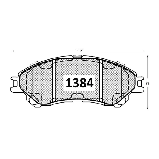 Pastillas De Freno Delantera GTX GOLD SUZUKI SX4 /VITARA 2016->/ CITROEN C5 AIRCROSS CVM6 STT 1.5 2022 ->