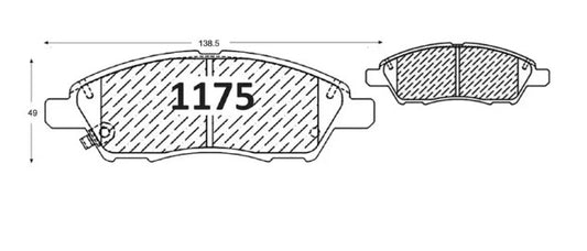PASTILLA NISSAN VERSA MARCH 2012 frenos concepcion