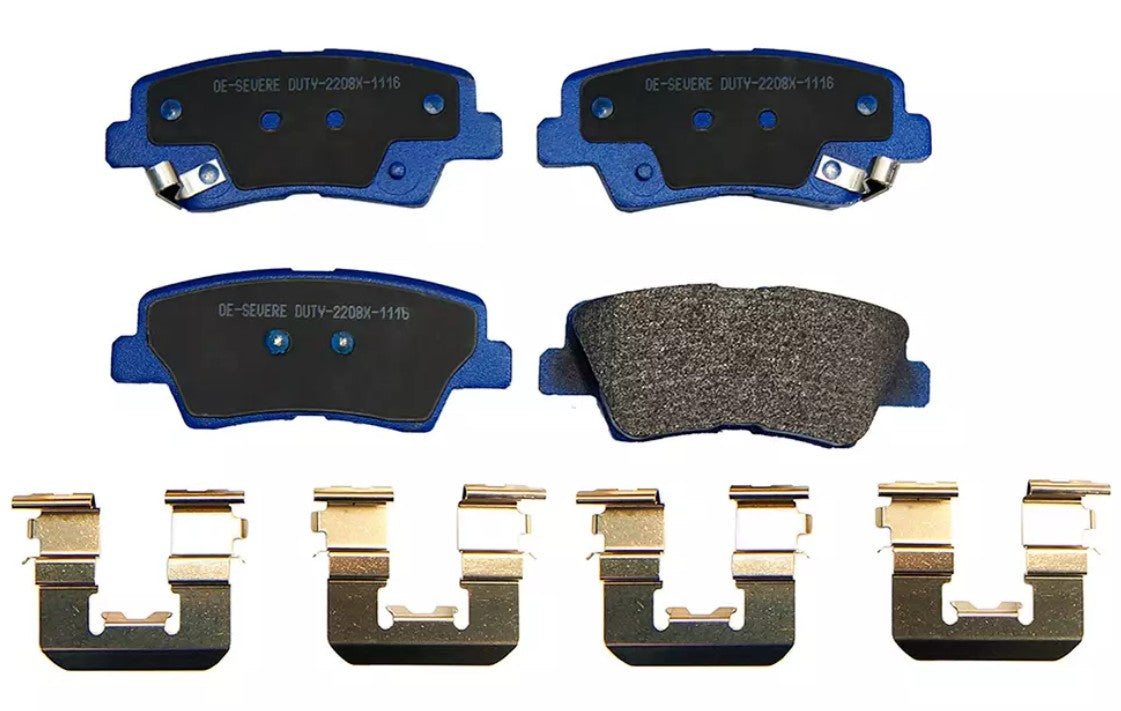 Pastilla de Freno GTX Trasera GEELY AZKARRA 2022-> HYUNDAI SONATA 2009-2010