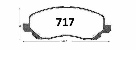 PASTILLAS JEEP PATRIOT MITSUBISHI COMPASS FRENOS CONCEPCION