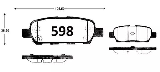 PASTILLAS NISSAN X-TRAIL frenos concepcion