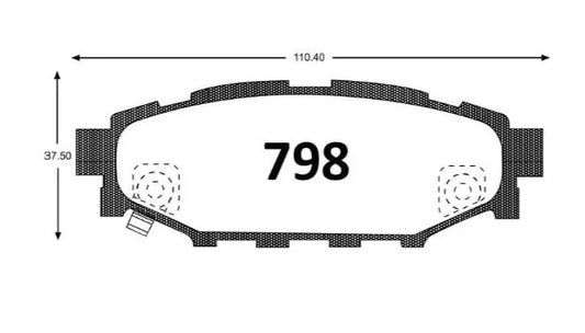 PASTILLAS DELANTERAS NP300 frenos concepcion
