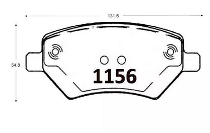 Pastillas De Freno Delanteras GTX CHERY DESTINY 2010-2014 FULLWIN 2010-2019