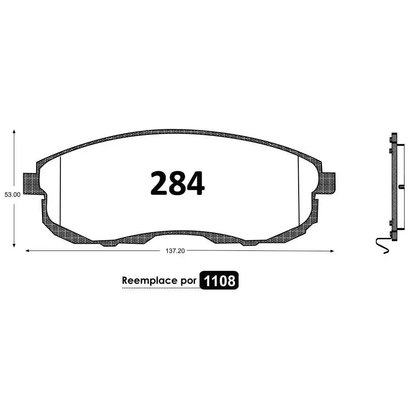 PASTILLA NISSAN SAMNSUNG SUZUKI MEDIDAS FRENOS CONCEPCION