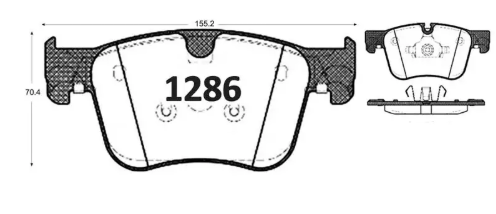 Pastillas De Freno Delantera GTX GOLD PEUGEOT PARTNER K9 2019 -> / 3008 2016 ->/ CITROEN C-4 2013 ->