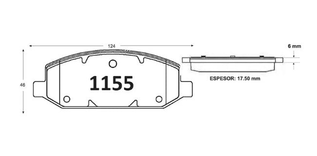 PASTILLA DELANTERA CHEVROLET SAIL 2010 frenos concepcion