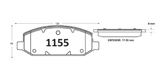 PASTILLA DELANTERA CHEVROLET SAIL 2010 frenos concepcion