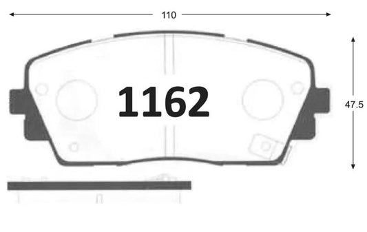 Pastilla De Freno GTX KIA MORNING 2011 ->