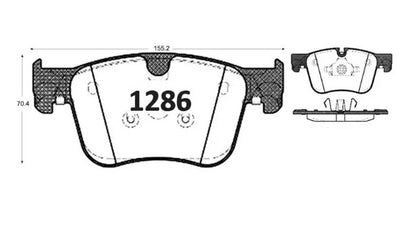 Pastillas De Freno Delanteras GTX PEUGEOT PARTNER K9 2019 ->/3008 2016->/ CITROEN C-4 2013 ->