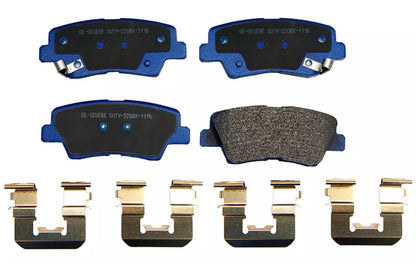 Pastilla de Freno GTX Trasera GEELY AZKARRA 2022-> HYUNDAI SONATA 2009-2010