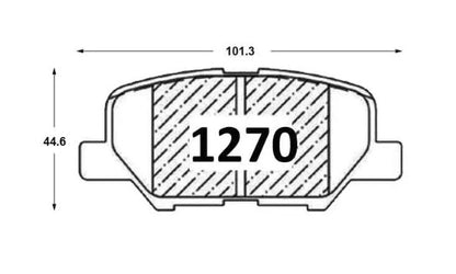 Pastillas De Freno Traseras GTX TOYOTA 4-RUNNER - CRUISER  2020 MITSUBISHI MONTERO 2007
