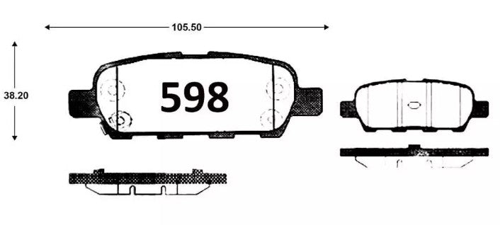 PASTILLAS NISSAN X-TRAIL frenos concepcion