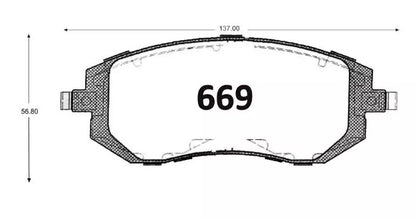 PASTILLAS SUBARU IMPREZA 2002 2003 FRENOS CONCEPCION