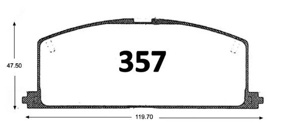 PASTILLAS TOYOTA TERCEL 2012 FRENOS CONCEPCION