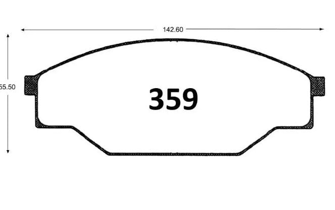 PASTILLAS TOYOTA HILUX 88 FRENOS CONCEPCION