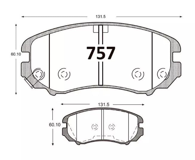 PASTILLAS HYUNDAI SONATA TUCSON 2000 FRENOS CONCEPCION