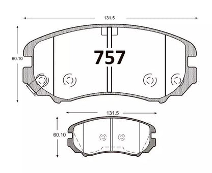 PASTILLAS HYUNDAI SONATA TUCSON 2000 FRENOS CONCEPCION