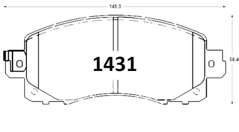 Pastillas De Frenos GTX Delantera SUBARU IMPREZA 2017 ->