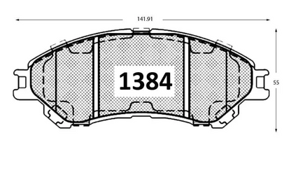 Pastillas De Frenos GTX Delantero SUZUKI SX4/VITARA 2016-> / CITROEN C5 AIRCROSS CVM6 STT 1.5 2022