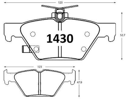 Pastillas De Freno Traseras SUBARU OUTBACK LEGACY FORESTER 2017 ->